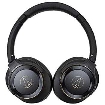 オーディオテクニカ Bluetooth対応ワイヤレスヘッドホン（ブラックゴールド）audio-technica ATH-WS660BT BGD（中古品）