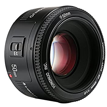 YONGNUO YN50mm F1.8 単焦点レンズ キャノン EFマウント フルサイズ対応 標準レンズ（中古品）