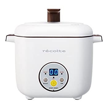 レコルト ヘルシーコトコト 2段同時調理器 ホワイト RHC-1W（中古品）の通販は 8,074円