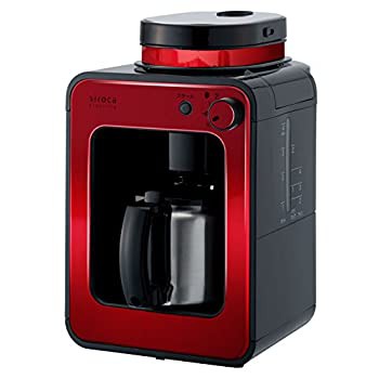 シロカ コーヒーメーカー 全自動 ステンレスサーバー レッド STC-502（中古品） 12,536円