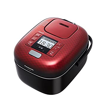 パナソニック 3合 炊飯器 圧力IH式 おどり炊き 豊穣ブラック SR-JX056-K（中古品）