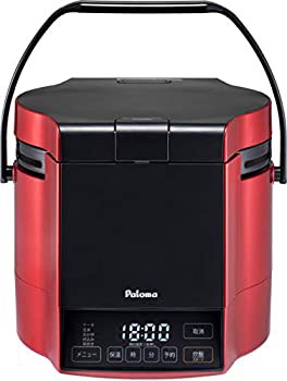 パロマ ガス炊飯器 炊きわざ PR-M09TR -13A (0.9L/5合炊き) 【都市ガス12A/13A用】プレミアムレッド×ブラック（中古品）の通販は