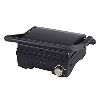 ドウシシャ プレスグリルメーカー ホットプレート 1枚プレート（波型） レシピ付き ピエリア HPU-131BK（中古品）