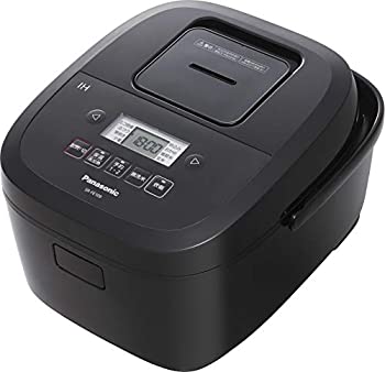 パナソニック 炊飯器 5.5合 IH式 備長炭釜 ブラック SR-FE109-K（中古品）