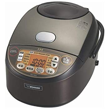 象印 IH炊飯器(5.5合炊き) ダークブラウン ZOJIRUSHI 極め炊き NW-VA10-TA(中古品)の通販は