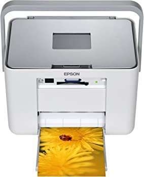 EPSON Colorio me コンパクトフォトプリンタ 3.6型TFTカラー液晶 高速通信標準搭載 Ice Silver E-530S（中古品）