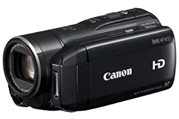 Canon デジタルビデオカメラ iVIS HF M32 ブラック IVISHFM32BK（中古品）