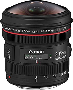 Canon 超広角ズームレンズ EF8-15mm F4L フィッシュアイ USM フルサイズ対応（中古品）