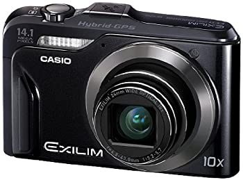 CASIO デジタルカメラ EXILIM EXH20G 1410万画素 光学10倍ズーム EX-H20GBK ブラック（中古品）