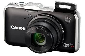 Canon デジタルカメラ PowerShot SX230 HS ブラック PSSX230HS(BK)（中古品）