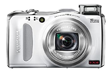 FUJIFILM デジタルカメラ FinePix F600EXR ホワイト 1600万画素 広角24mm光学15倍 F FX-F600EXR W（中古品）