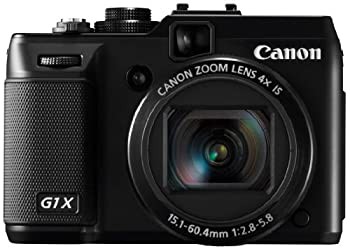 Canon デジタルカメラ PowerShot G1X 1.5型高感度CMOSセンサー 3.0型バリアングル液晶 ブラック PSG1X（中古品）