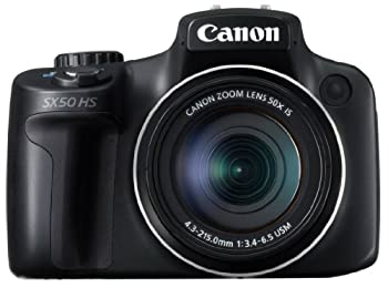 Canon デジタルカメラ PowerShot SX50HS 約1210万画素 光学50倍ズーム ブラック PSSX50HS（中古品）の通販は