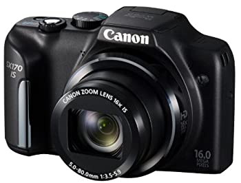 Canon デジタルカメラ PowerShot SX170 広角28mm 光学16倍ズーム PSSX170IS（中古品）