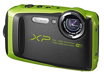 FUJIFILM デジタルカメラ XP90 防水 ライム FX-XP90LM（中古品）の通販は