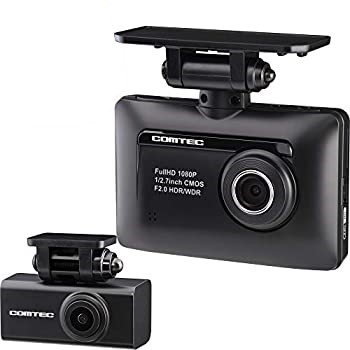 コムテック 前後2カメラ ドライブレコーダー ZDR-015 高画質前後200万画素 Full HD microSDHCカード(16GB)付 ノイズ対策済 GPS/安全運転支援機（中古品）