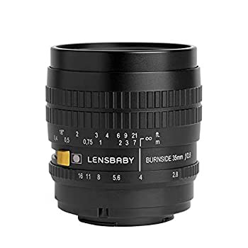 Lensbaby 単焦点レンズ Burnside 35 マイクロフォーサーズ用 フルサイズ対応（中古品）