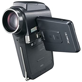 SANYO ハイビジョン対応デジタルムービーカメラ Xacti (ザクティ) DMX-HD2(K) ブラック（中古品）
