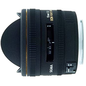 SIGMA 単焦点魚眼レンズ 10mm F2.8 EX DC FISHEYE HSM ペンタックス用 対角線魚眼 APS-C専用 477615（中古品）
