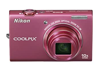 Nikon デジタルカメラ COOLPIX (クールピクス) S6200 チェリーピンク S6200PK（中古品）