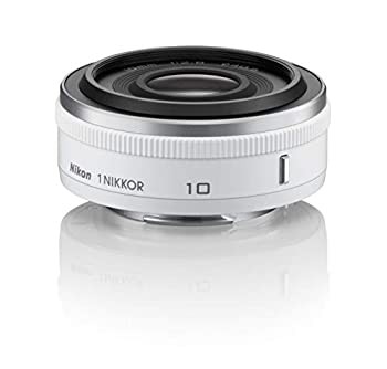 Nikon 単焦点レンズ 1 NIKKOR 10mm f/2.8 ホワイト ニコンCXフォーマット専用（中古品）