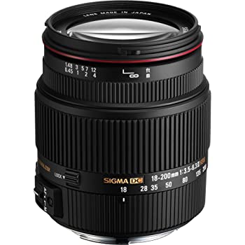 SIGMA 高倍率ズームレンズ 18-200mm F3.5-6.3IIDC OS HSM ニコン用 APS 
