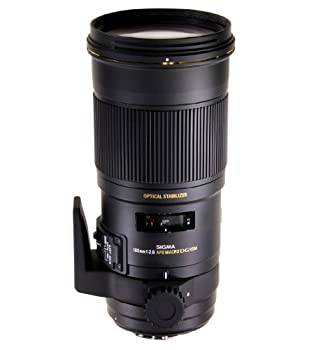 SIGMA 単焦点マクロレンズ APO MACRO 180mm F2.8 EX DG OS HSM ニコン用 107550（中古品）