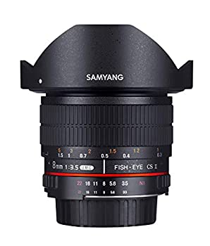SAMYANG 単焦点魚眼レンズ 8mm F3.5 ソニー αA用 APS-C用 フード脱着式（中古品）の通販は