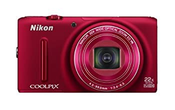 Nikon デジタルカメラ COOLPIX S9500 光学22倍ズーム Wi-Fi対応 ヴェルヴェットレッド S9500RD（中古品）