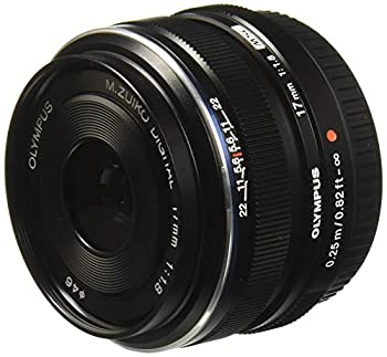 OLYMPUS 単焦点レンズ M.ZUIKO DIGITAL 17mm F1.8 ブラック（中古品） 