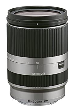 TAMRON 高倍率ズームレンズ 18-200mm F3.5-6.3 DiIII VC キヤノンEOS M用 ミラーレスカメラ EOS M専用 シルバー B011EM-SILVER（中古品）