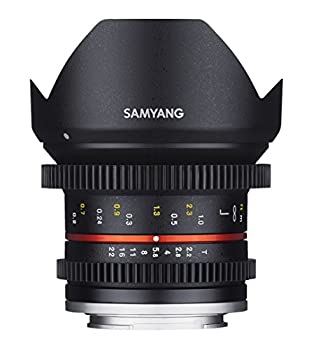 SAMYANG 単焦点広角レンズ 12mm T2.2 キヤノン EOS M用 APS-C用（中古品）