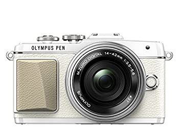 OLYMPUS PEN E-PL7 14-42mm EZレンズキット ホワイト ミラーレス一眼 E-PL7 EZ LKIT WHT（中古品）