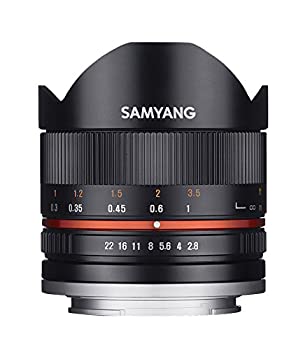 SAMYANG 単焦点魚眼レンズ 8mm F2.8 II ブラック ソニー αE用