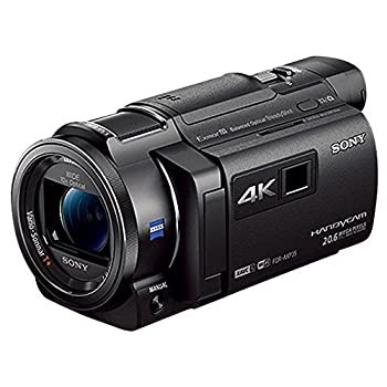 【2024年製 新品】 SONY 4Kビデオカメラ Handycam FDR-AXP35 ブラック 光学10倍 FDR ビデオカメラ