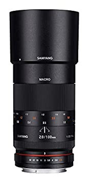 SAMYANG 単焦点マクロレンズ 100mm F2.8 MACRO キヤノン EOS用 フルサイズ対応 884093（中古品）