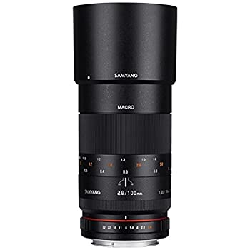 SAMYANG 単焦点マクロレンズ 100mm F2.8 MACRO ニコン F用(AEタイプ) フルサイズ対応 884086（中古品）