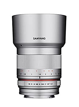 SAMYANG 単焦点レンズ 50mm F1.2 AS UMC CS シルバー フジフイルム X用 APS-C用（中古品）