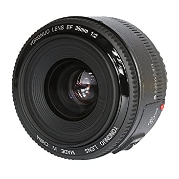 YONNUO YN35mm F2ニコンDSLRカメラ用レンズ1：2 AF / MF広角固定/プライムオートフォーカスレンズ（中古品）の通販は 22,105円
