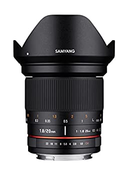 SAMYANG 単焦点広角レンズ 20mm F1.8 ED AS UMC マイクロフォーサーズ用（中古品）