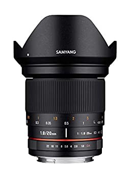 SAMYANG 単焦点レンズ 20mm F1.8 ED AS UMC ニコン F用 フルサイズ対応（中古品）