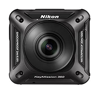 Nikon 防水アクションカメラ KeyMission 360 BK ブラック（中古品）の通販は 27,720円