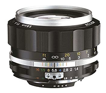 Voigtlander Nokton 58mm f/1.4 SL II S Ai-Sレンズ シルバー（中古品）