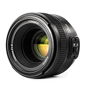 YONGNUO YN50mm F1.8N 単焦点レンズ ニコン Fマウント フルサイズ対応 標準レンズ（中古品）