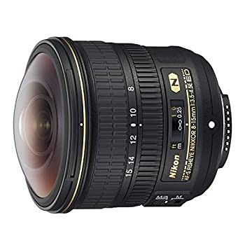 Nikon フィッシュアイズームレンズ AF-S Fisheye NIKKOR 8-15mm f/3.5-4.5E ED フルサイズ対応（中古品）