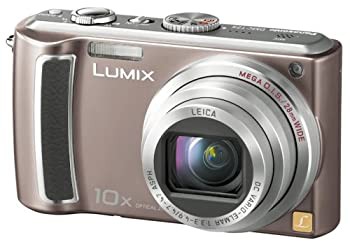 パナソニック デジタルカメラ LUMIX (ルミックス) ブラウン DMC-TZ5-T（中古品）