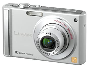 パナソニック デジタルカメラ LUMIX (ルミックス) シルバー DMC-FS20-S（中古品）