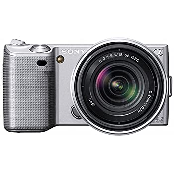 ソニー SONY デジタル一眼α NEX-5 ズームレンズキット シルバー NEX-5K/S（中古品）
