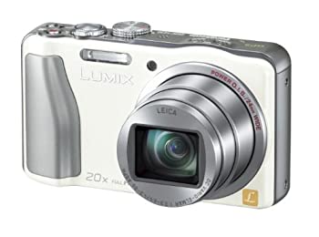 パナソニック デジタルカメラ ルミックス TZ30 光学20倍 ホワイト DMC-TZ30-W（中古品）