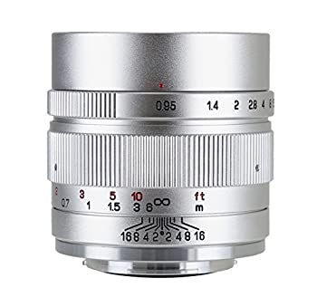 中一光学(ZHONG YI OPITCS) 単焦点レンズ SPEEDMASTER 35mm F0.95 II (キヤノンEF-Mマウント)(シルバー)（中古品）